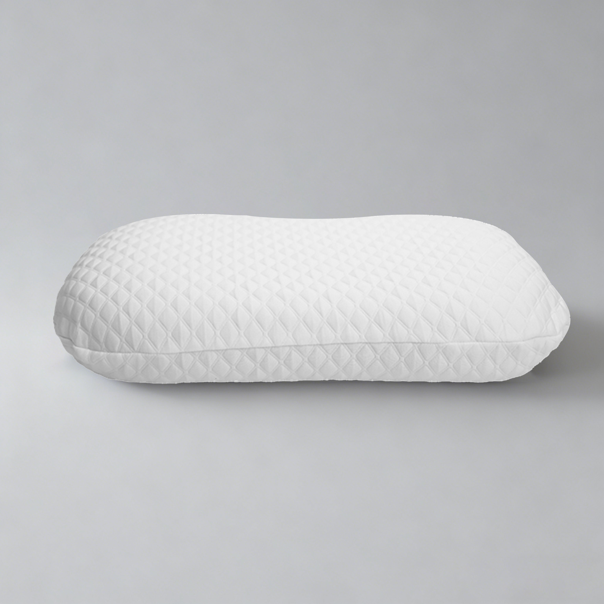Bantal Lantun Perlahan Berbentuk-S Putih Putih