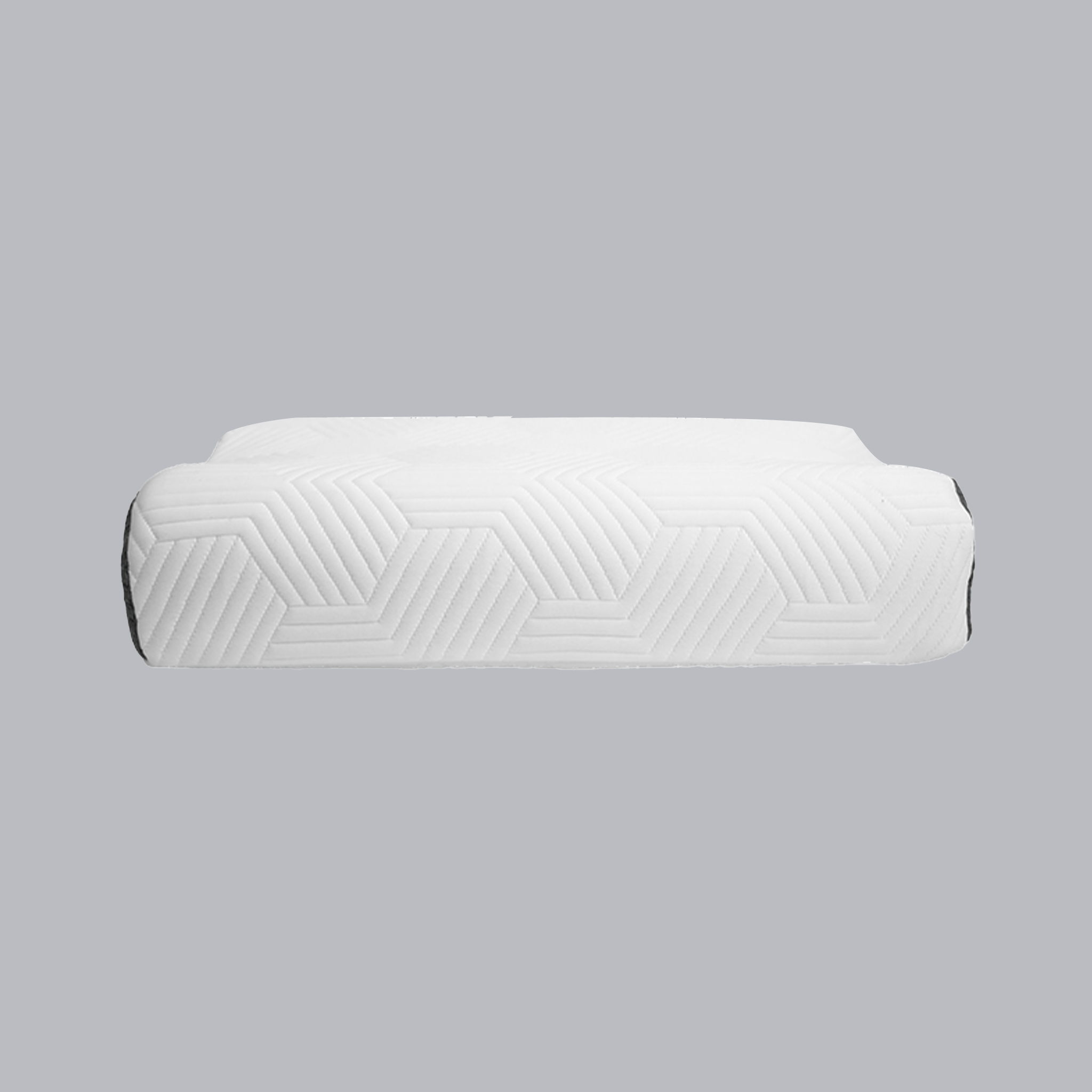 Bantal Leher Tepi Lengkung Segiempat