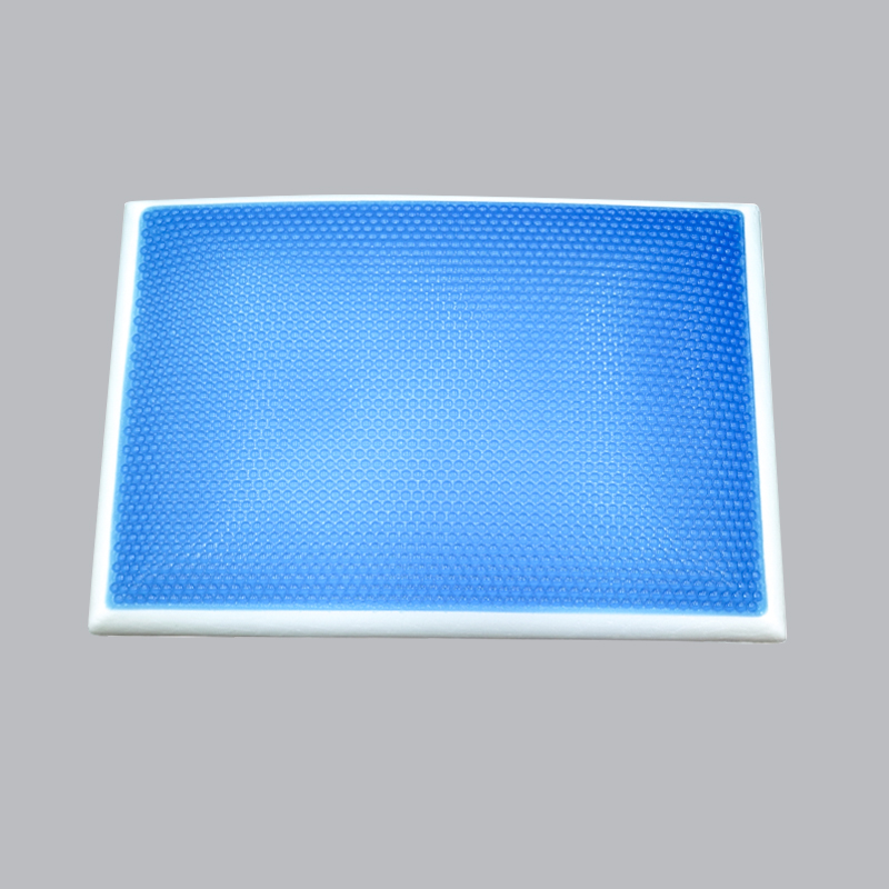 Bantal Gel Rebound Perlahan Polka Dot Biru