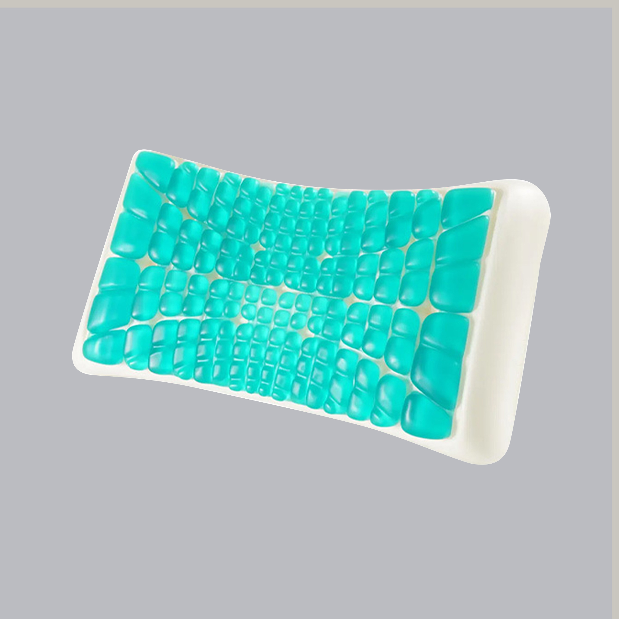 Bantal Gel Keselesaan dengan Nod Urut Dinaikkan